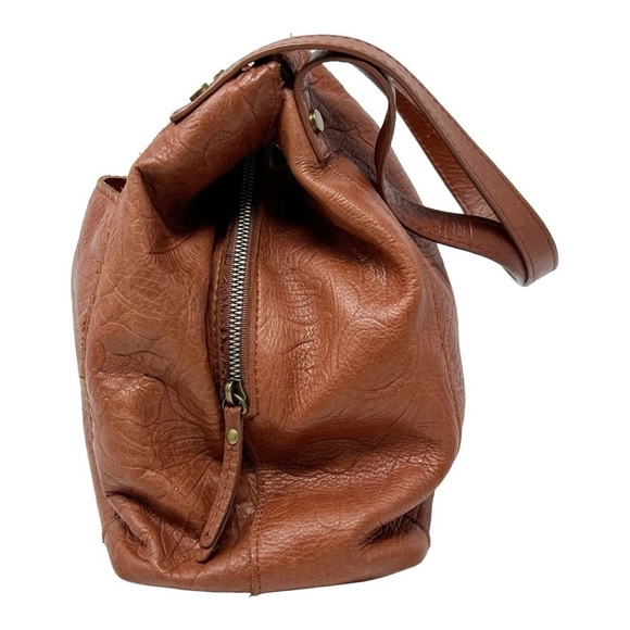 AMERICAN LEATHER CO. Handbag, Purse, Brandy Tooled - Picture 2 of 14